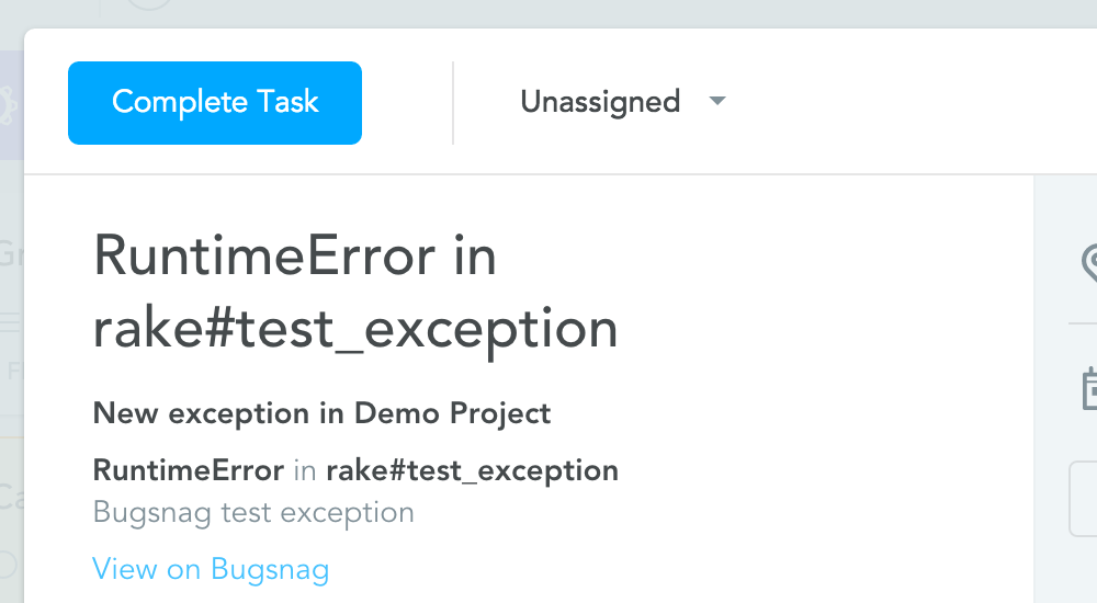 Error in MeisterTask