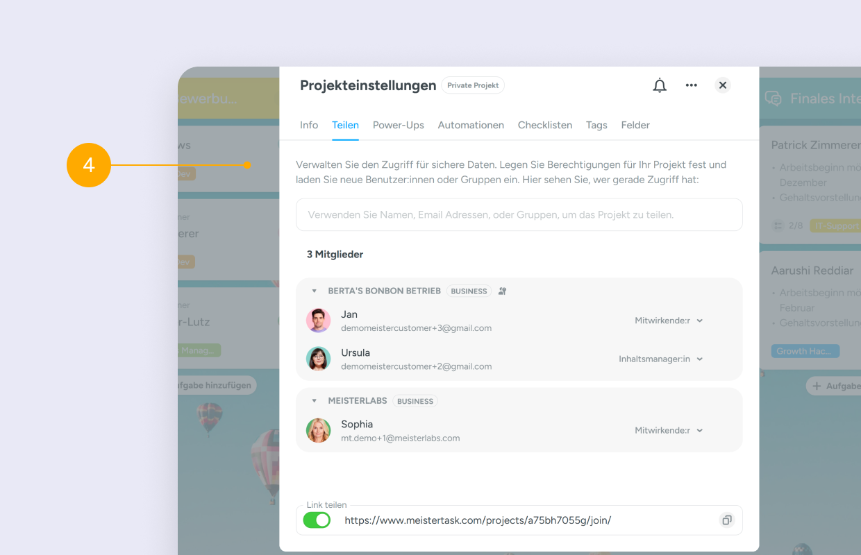 HC GER Projekt teilen link 20250514.png