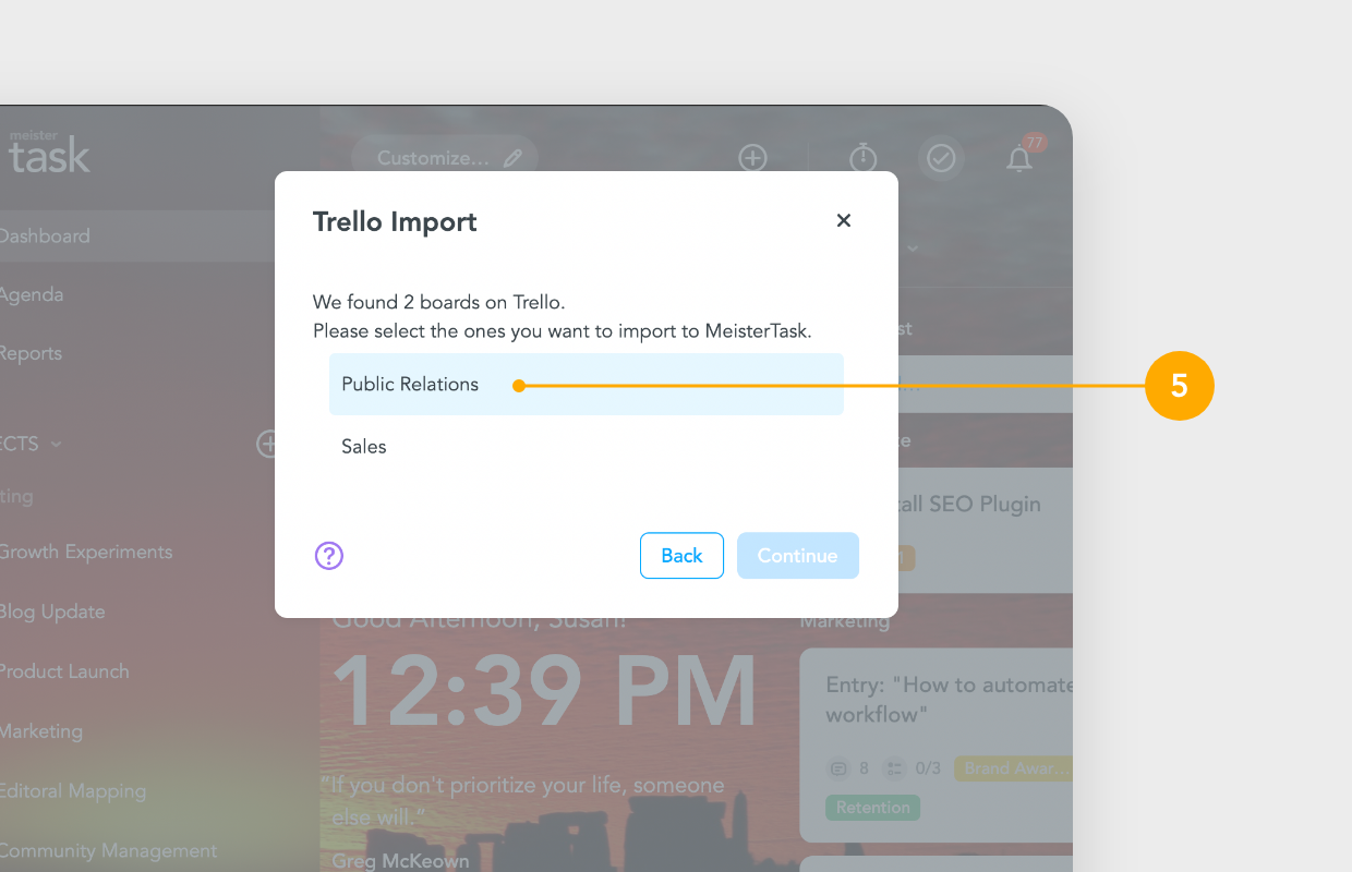 New: Import Your Trello Boards to MeisterTask! - Focus