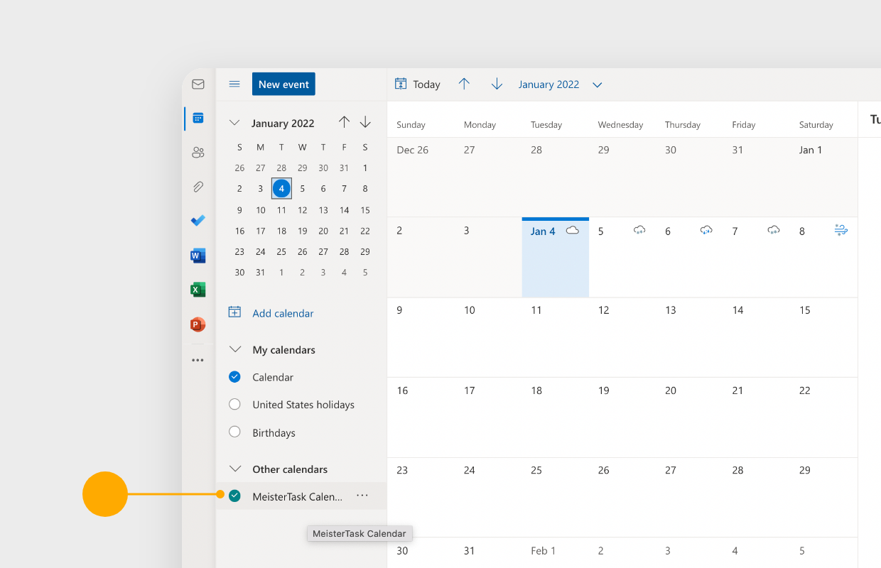 Sync MeisterTask with Outlook Calendar MeisterTask