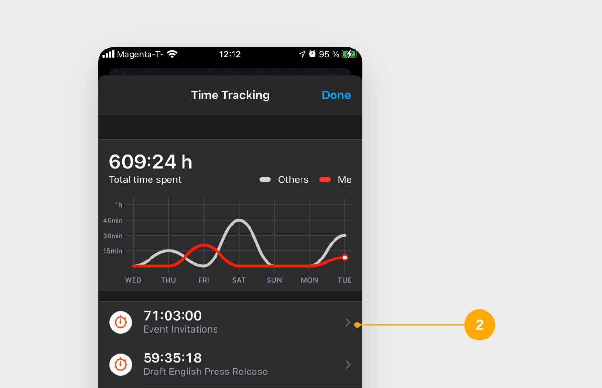 Time Tracking on iOS – MeisterTask